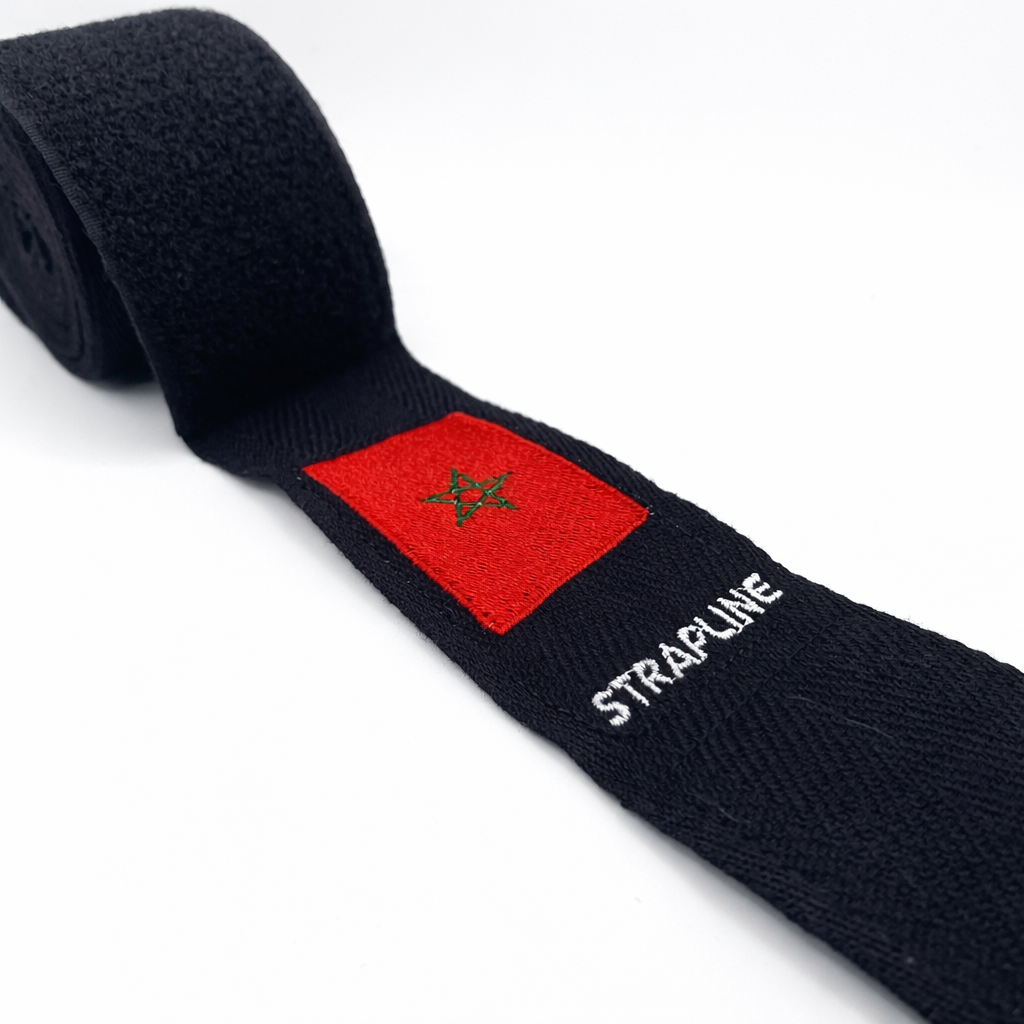 Bande de boxe - MAROC - Strapline