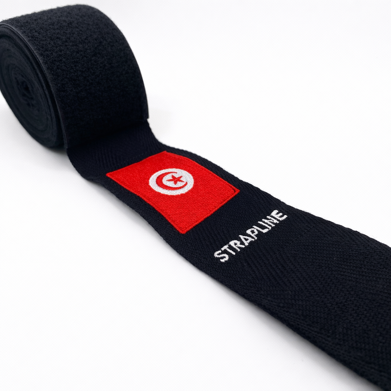 Bande de boxe - TUNISIE - Strapline